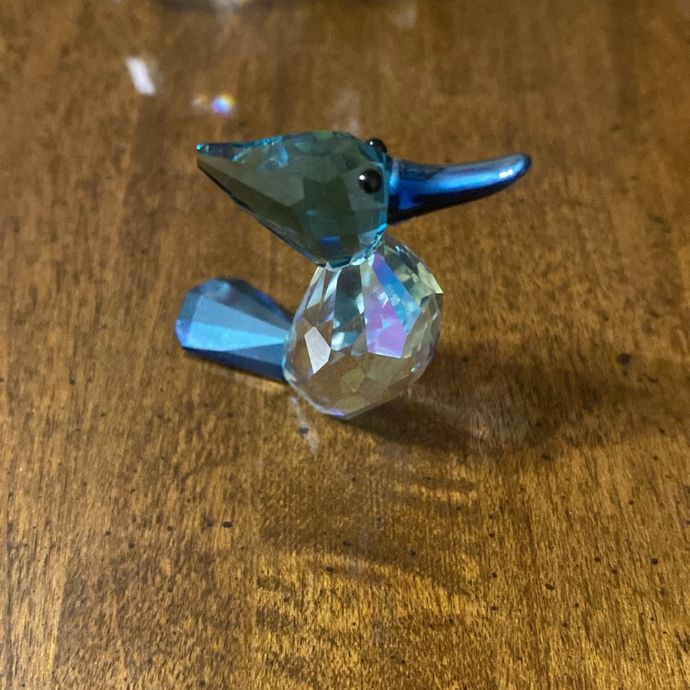 Swarovski Crystal Lovlots Ziggy The Bird 2010 limited edition retired woodpecker